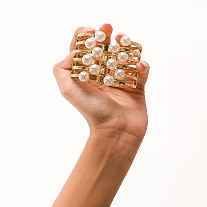 Pearl Cage Bracelet 18K Gold Plated Anti Tarnish
