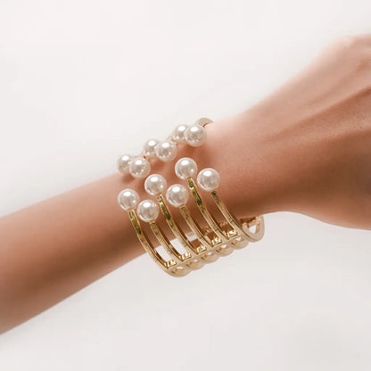 Pearl Cage Bracelet 18K Gold Plated Anti Tarnish
