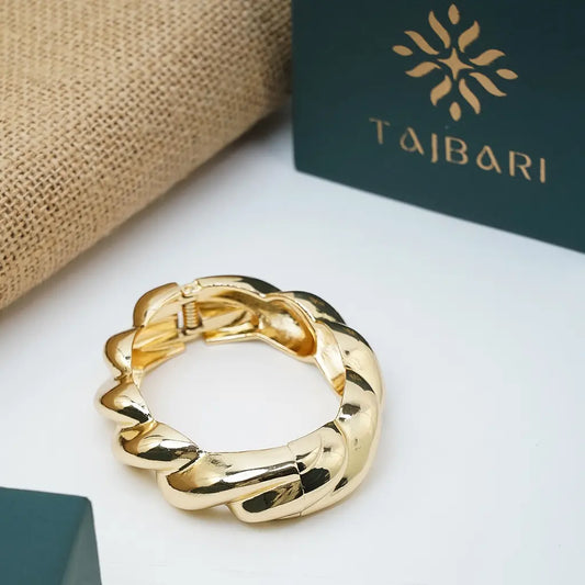 Twisted Luxe Bracelet 18K Gold Plated Anti Tarnish