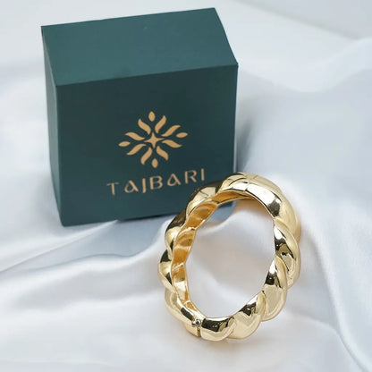 Twisted Luxe Bracelet 18K Gold Plated Anti Tarnish