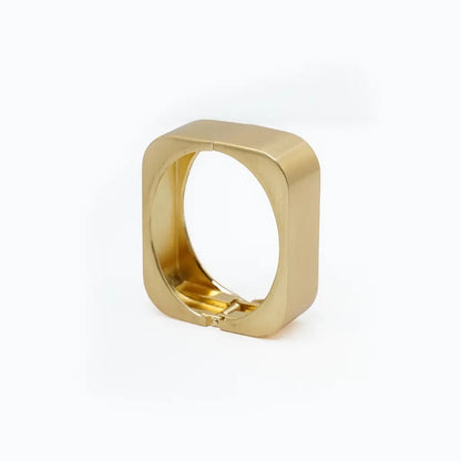 Matte Gold Square Bracelet Anti Tarnish