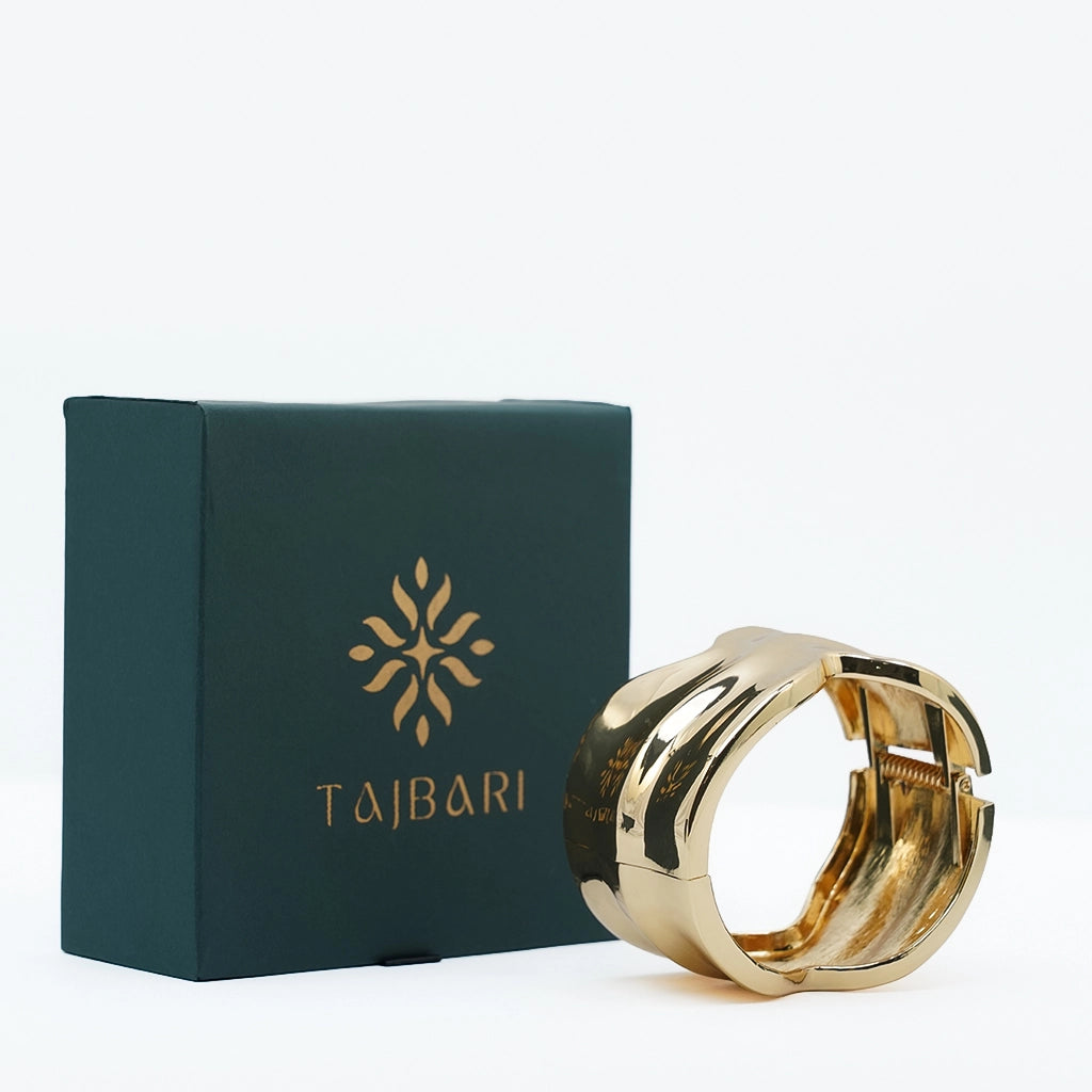 Wave Sculpt Bracelet 18K Gold Plated Anti Tarnish