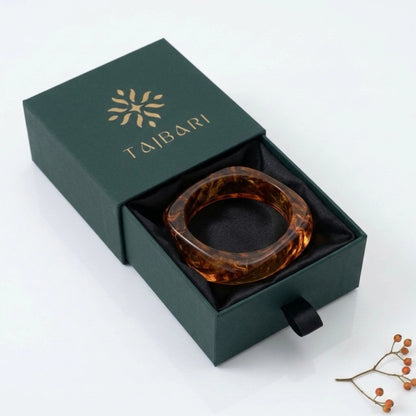 Amber Glow Ring Bangle