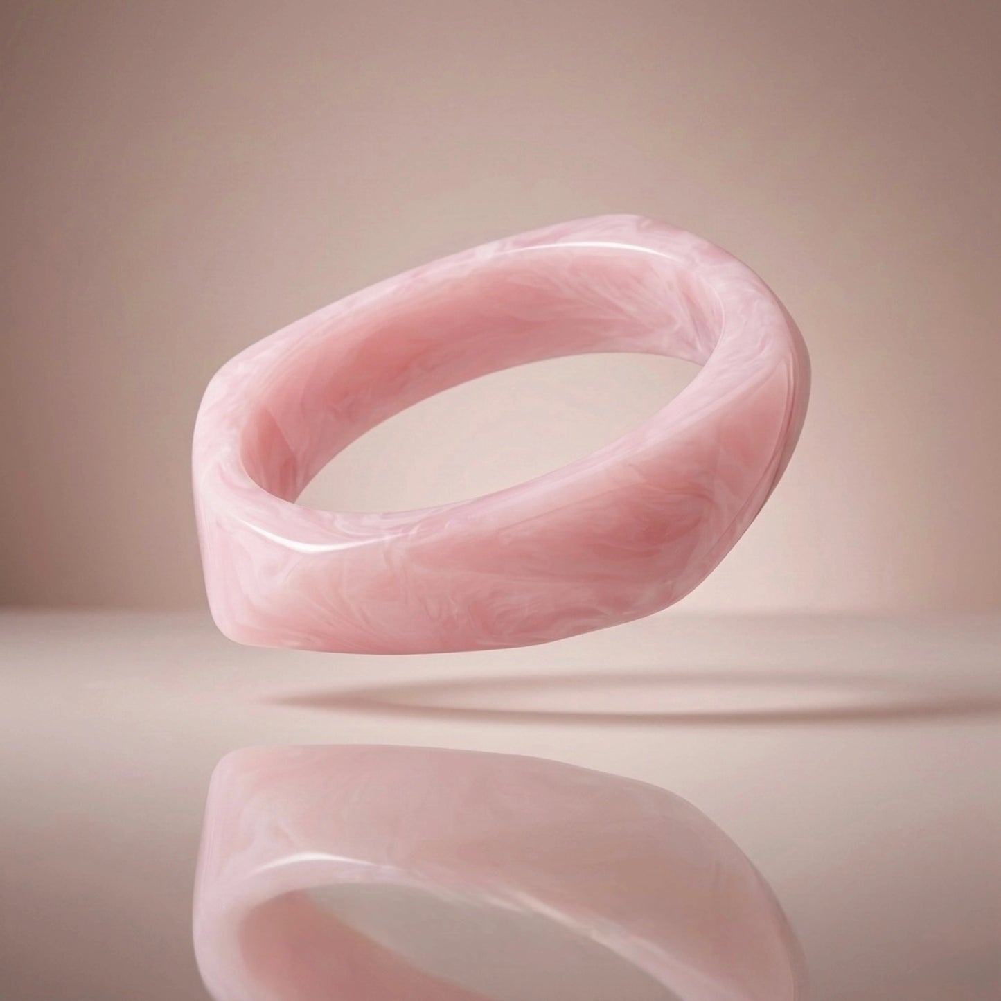 Blush Marble Float Bangle