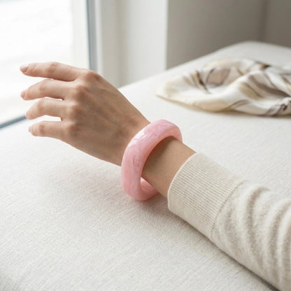 Blush Marble Float Bangle