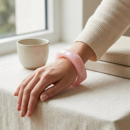 Blush Marble Float Bangle