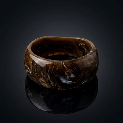 Dark Earth Marble Bangle