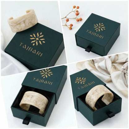 Alabaster Wide Cuff