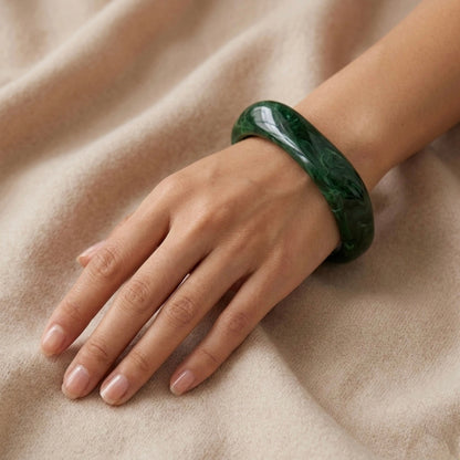 Forest Deep Square Bangle