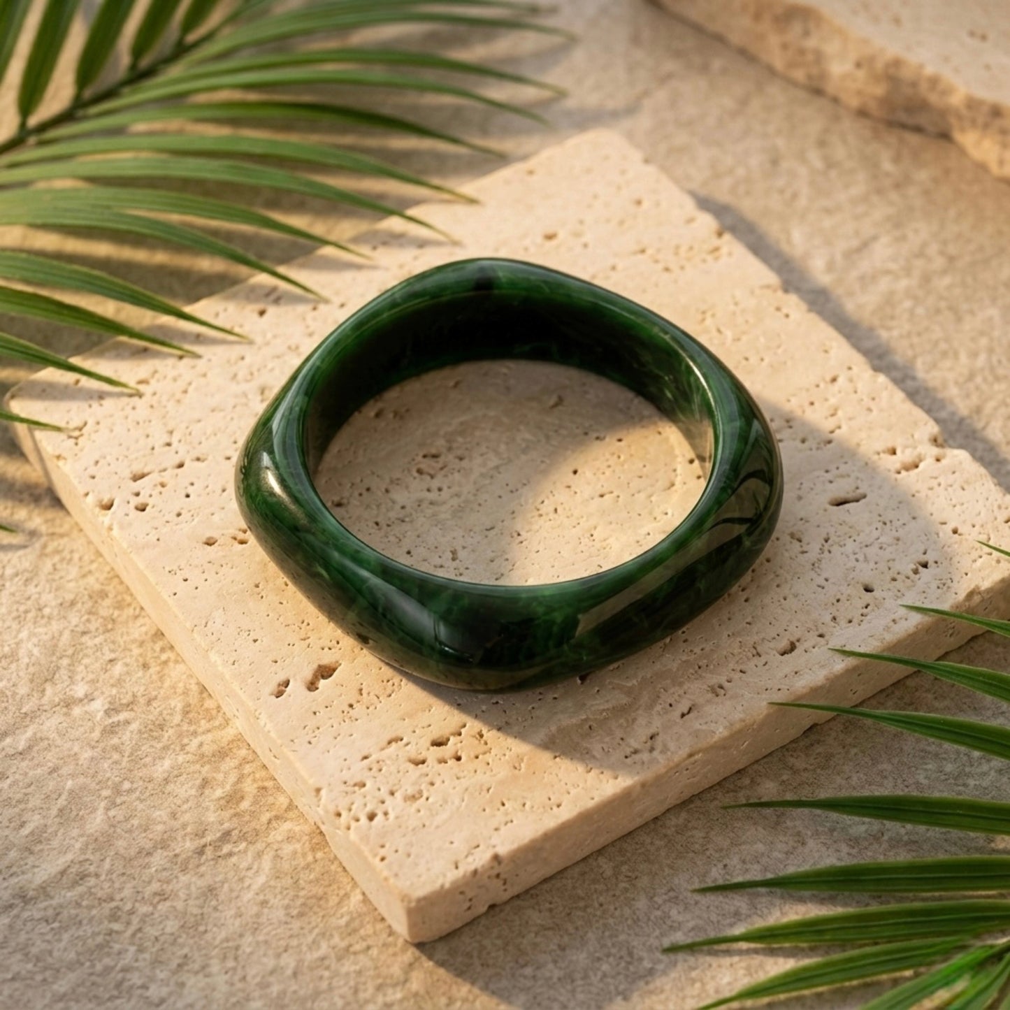 Forest Deep Square Bangle