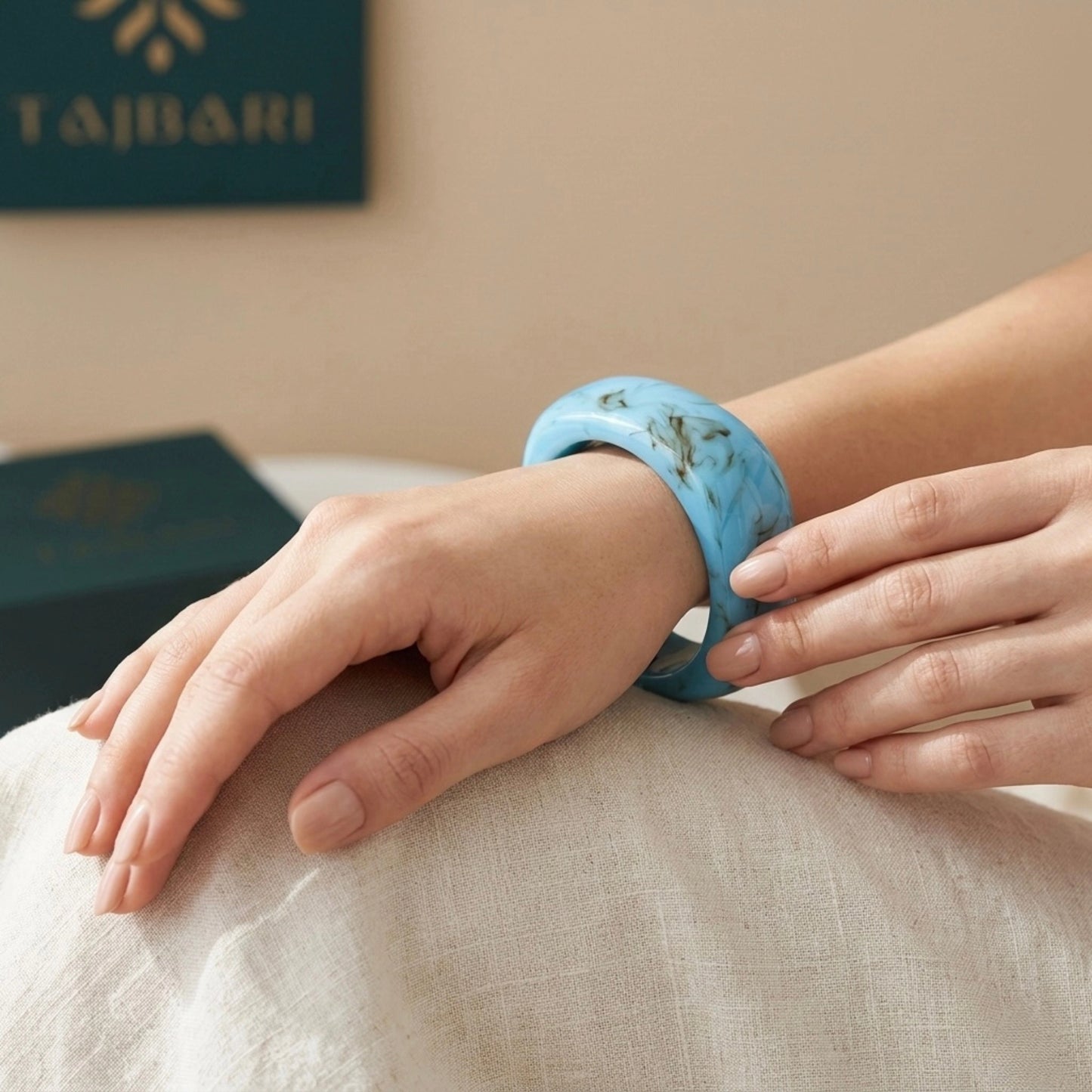 Sky Stone Float Bangle