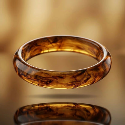 Honey Amber Slim Bangle