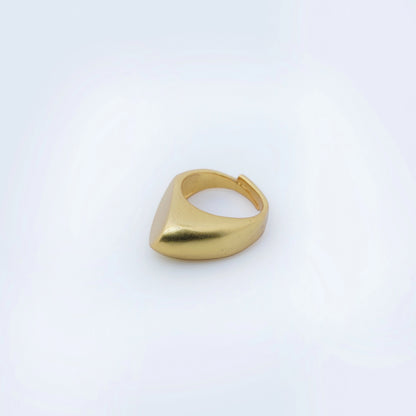 Sculptural Pointed Dome Statement Ring