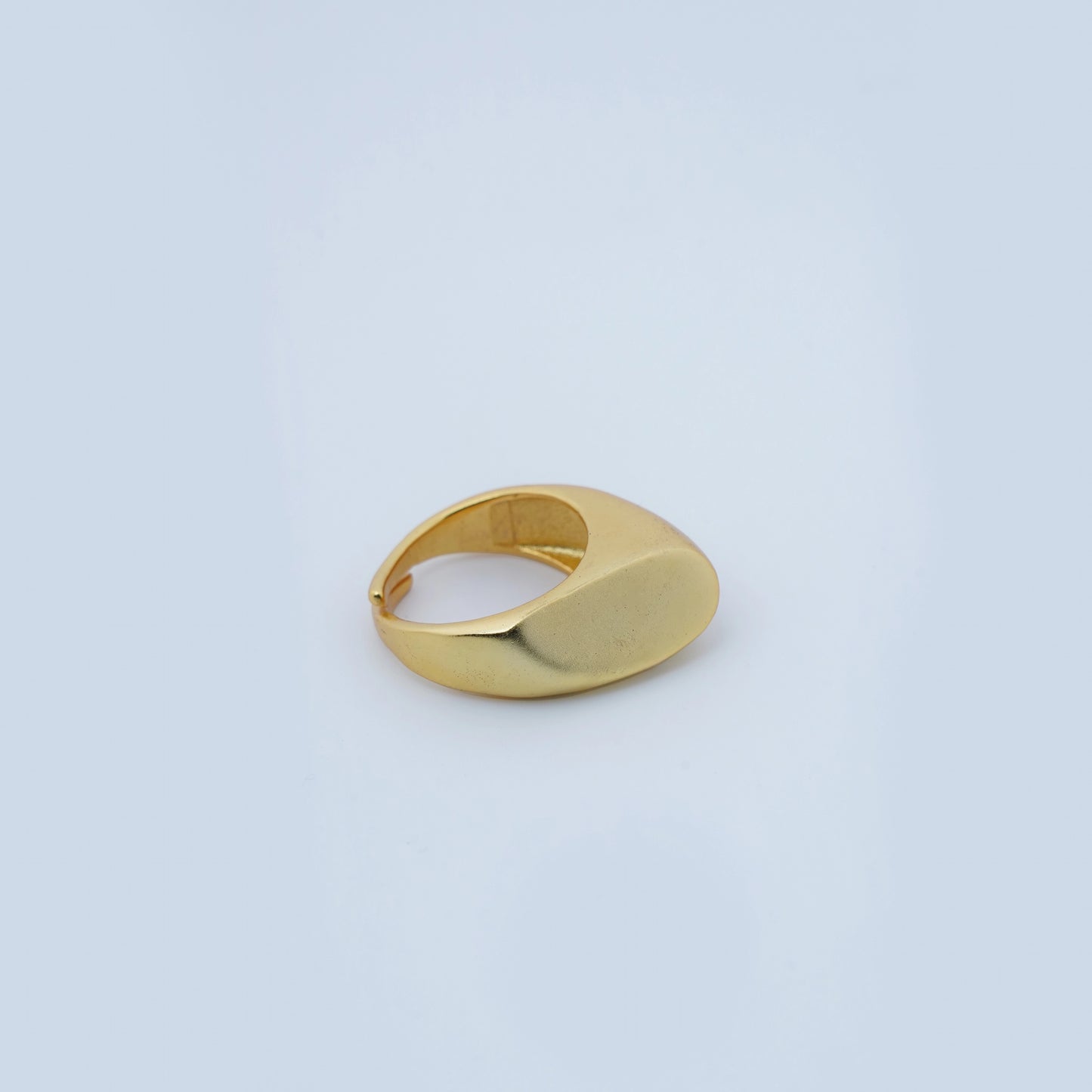 Sculptural Pointed Dome Statement Ring