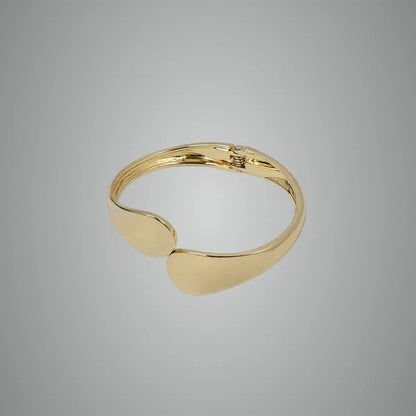 Liquid Curve Minimal Cuff 18K Gold Plated Anti Tarnish